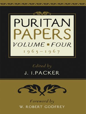cover image of Puritan Papers: Vol. 4, 1965-1967